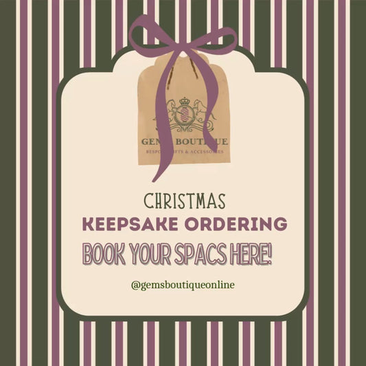 Christmas Keepsake Ordering